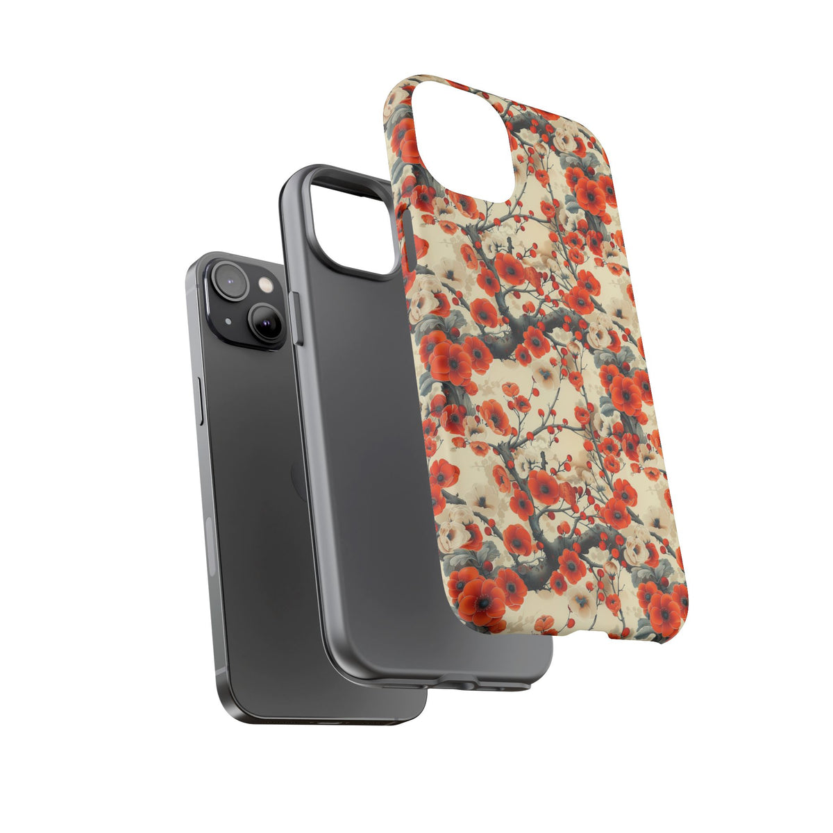 Japanese Pattern Phone Case – Elegant & Timeless Design for Your Phone 084