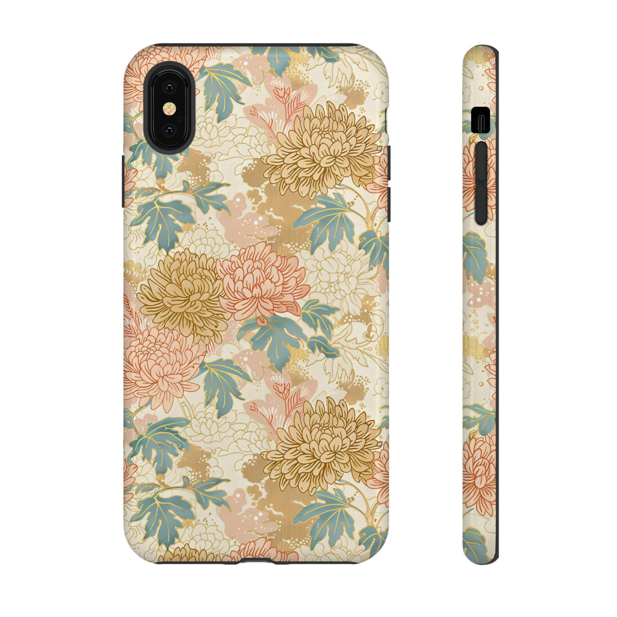 Japanese Blossom Asian Floral Design Phone Case – Elegant Floral Phone Cover