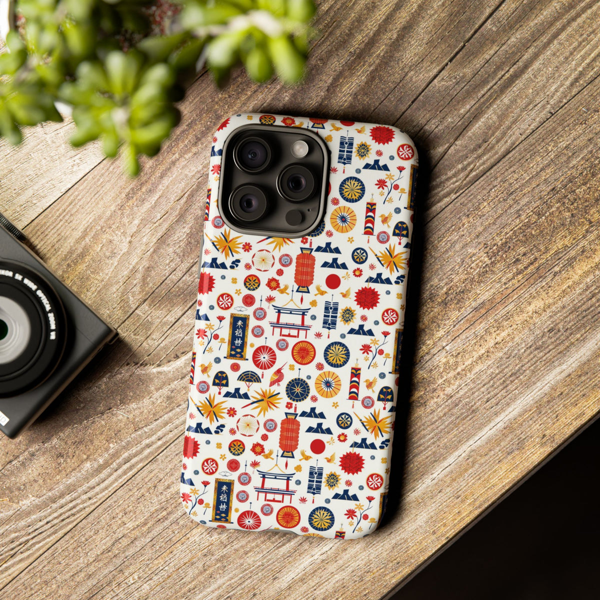 Japanese Pattern Phone Case – Elegant & Timeless Design for Your Phone 118