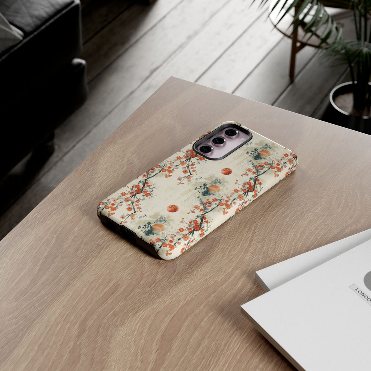 Japanese Pattern Phone Case – Elegant & Timeless Design for Your Phone 075