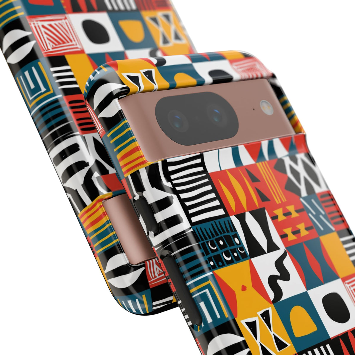 Stylish African Pattern Phone Case – Unique and Vibrant Protection 076