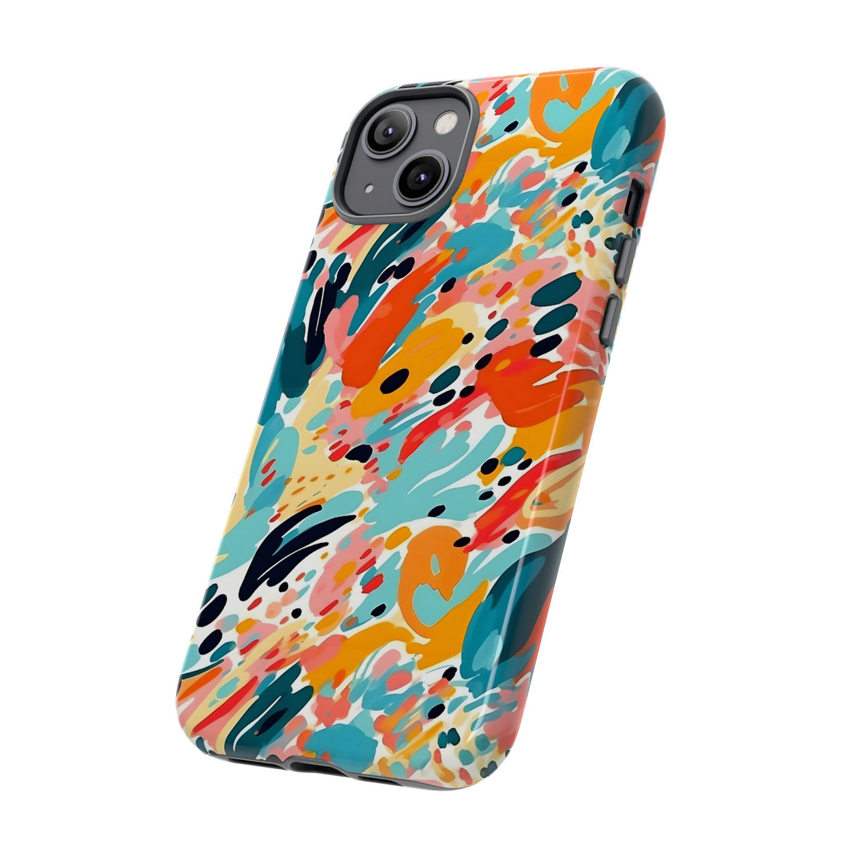 Abstract Painting Design Phone Case – Modern Art-Inspired Phone Cover 7