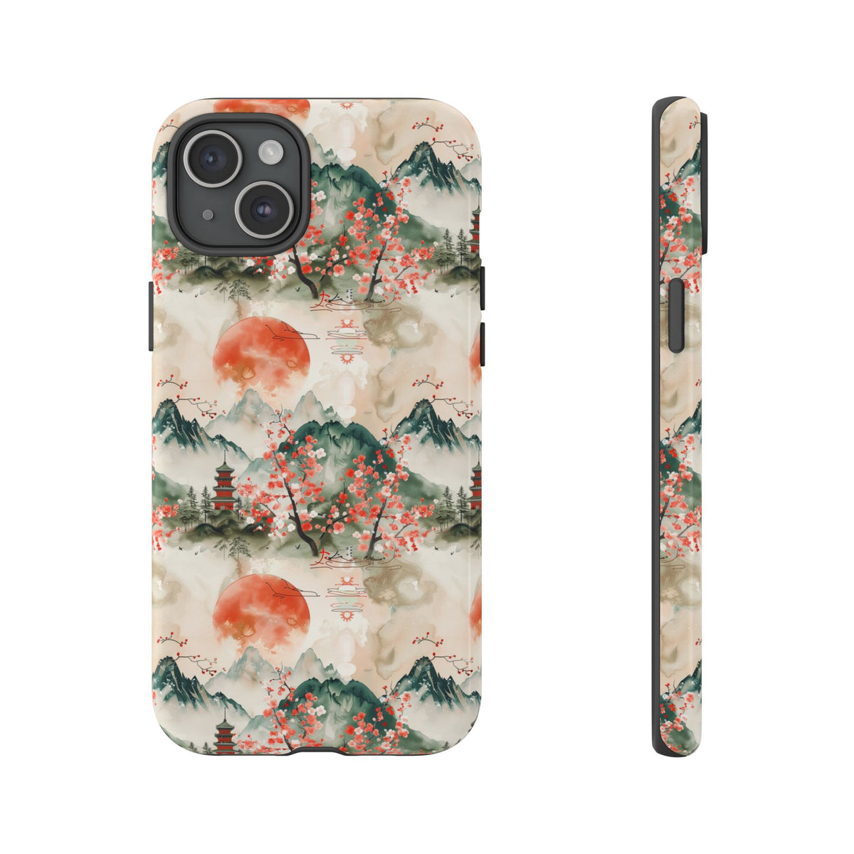 Japanese Pattern Phone Case – Elegant & Timeless Design for Your Phone 057