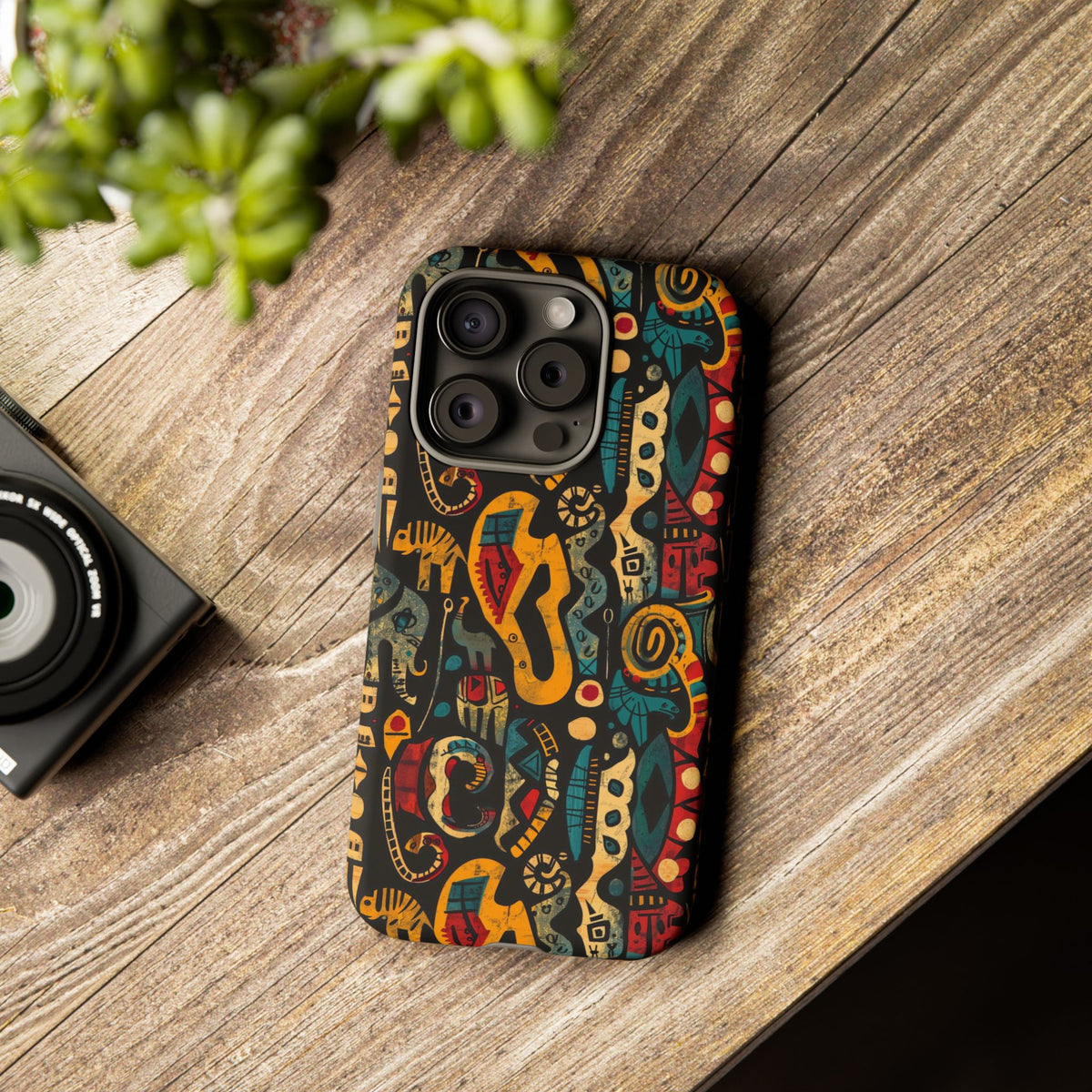 Stylish African Pattern Phone Case – Unique and Vibrant Protection 153