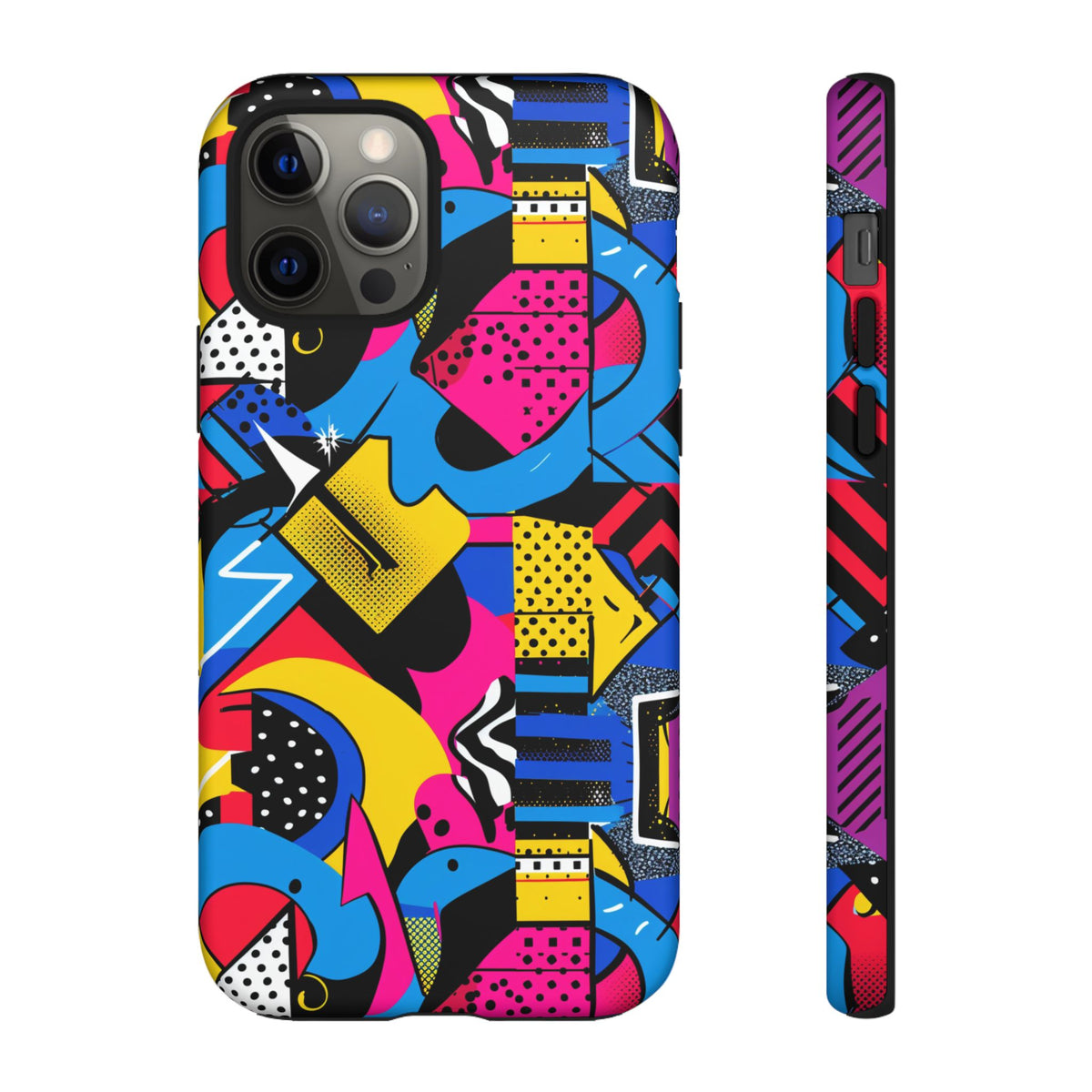 Retro 80s Seamless Phone Case – Vintage Style Meets Modern Protection