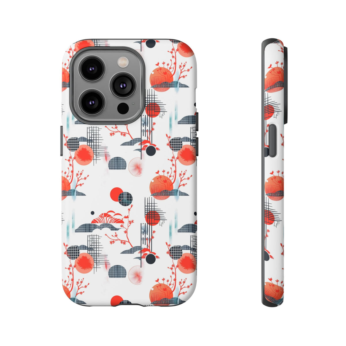 Japanese Pattern Phone Case – Elegant & Timeless Design for Your Phone 082