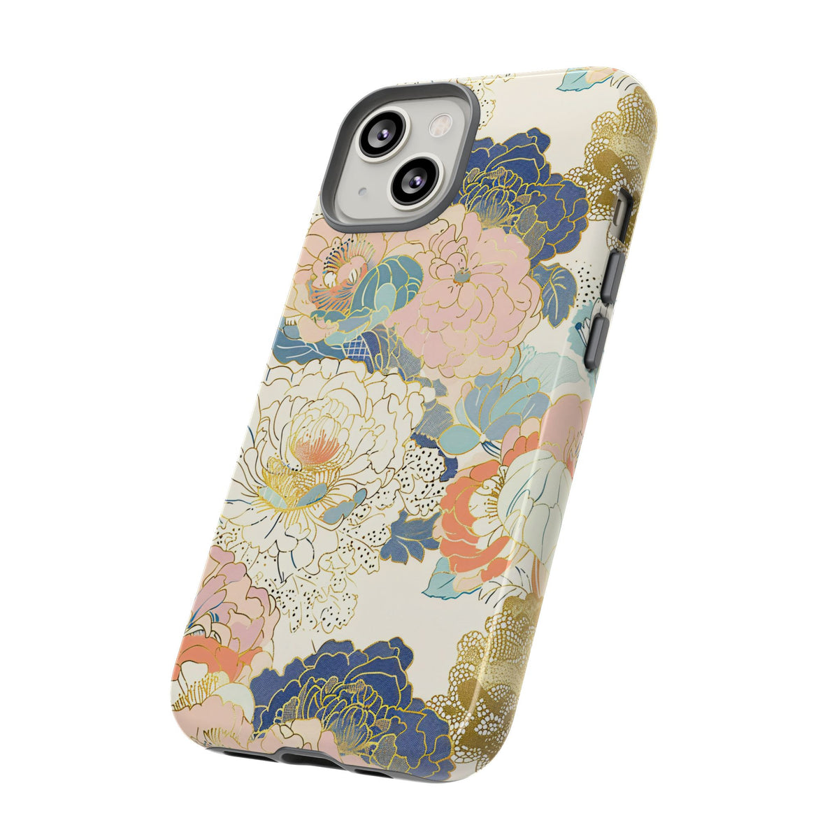 Japanese Blossom Asian Floral Design Phone Case – Elegant Floral Phone Cover 4