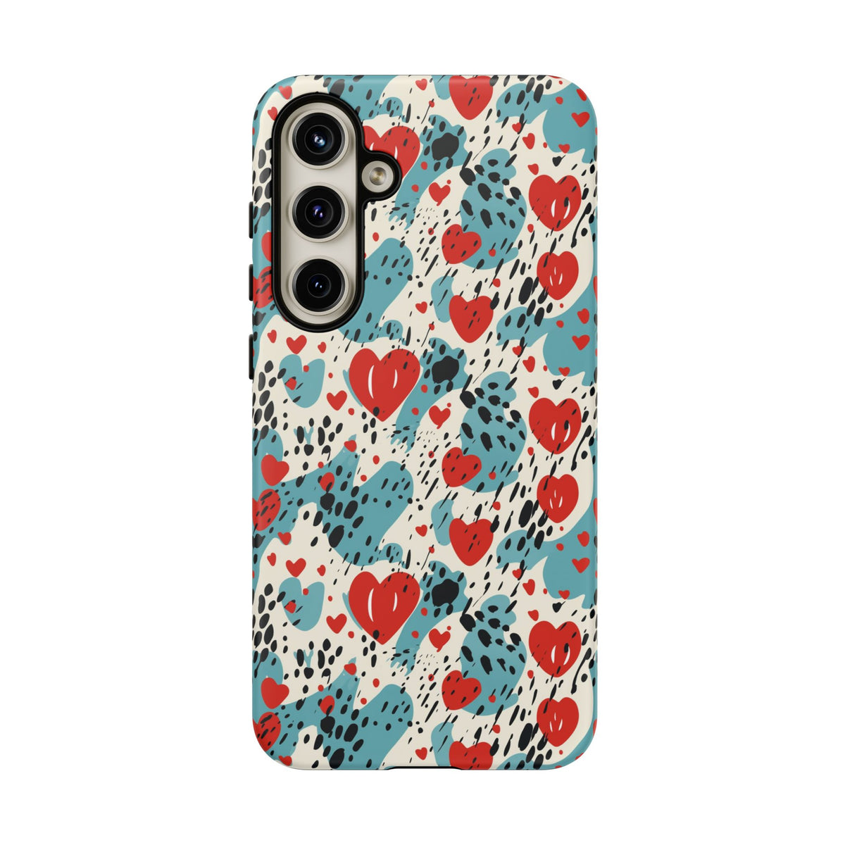 Heart Pattern Phone Case – Stylish & Loving Design for Your Device 822