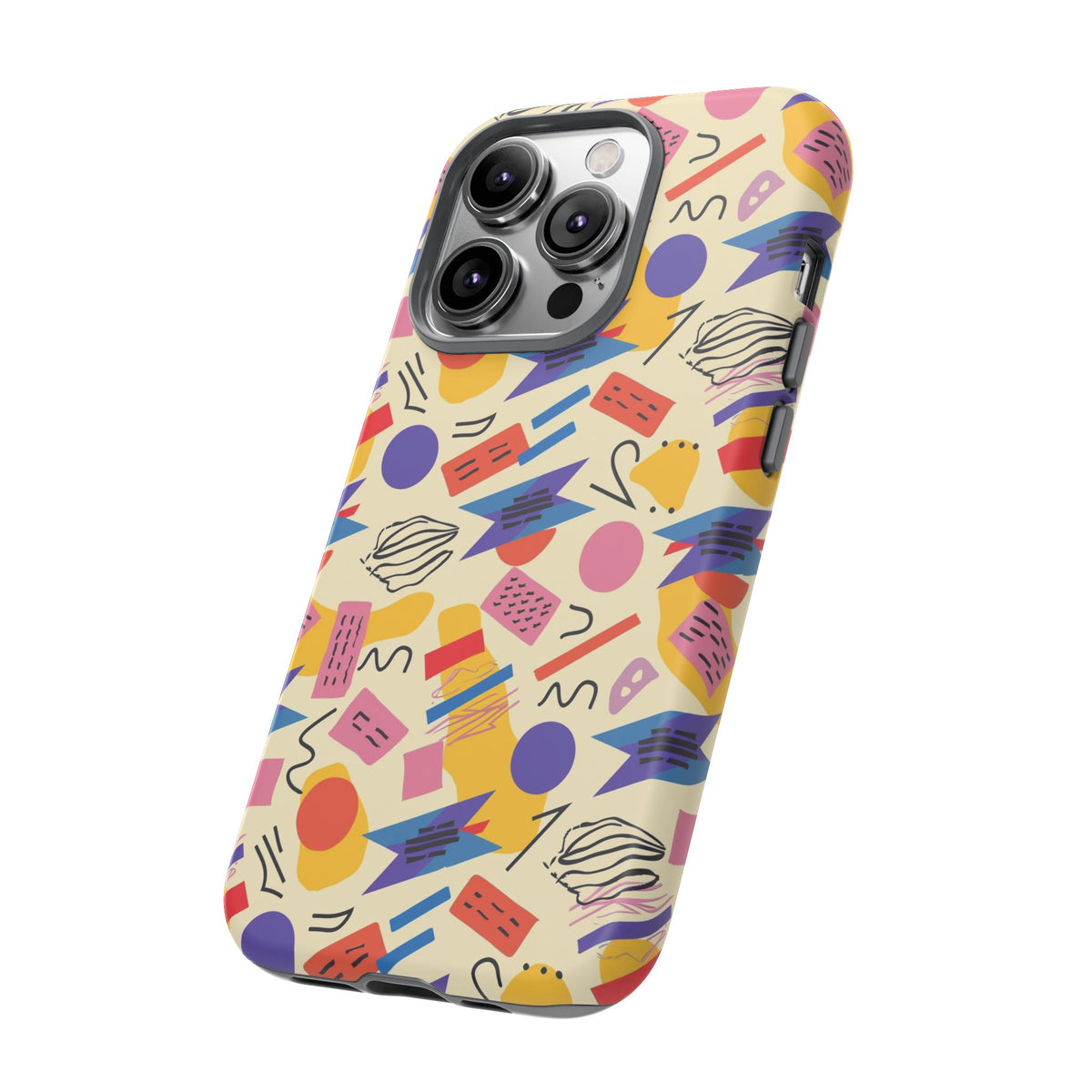 90s Themed Seamless Pattern Phone Case – Embrace Retro Style and Protection 270