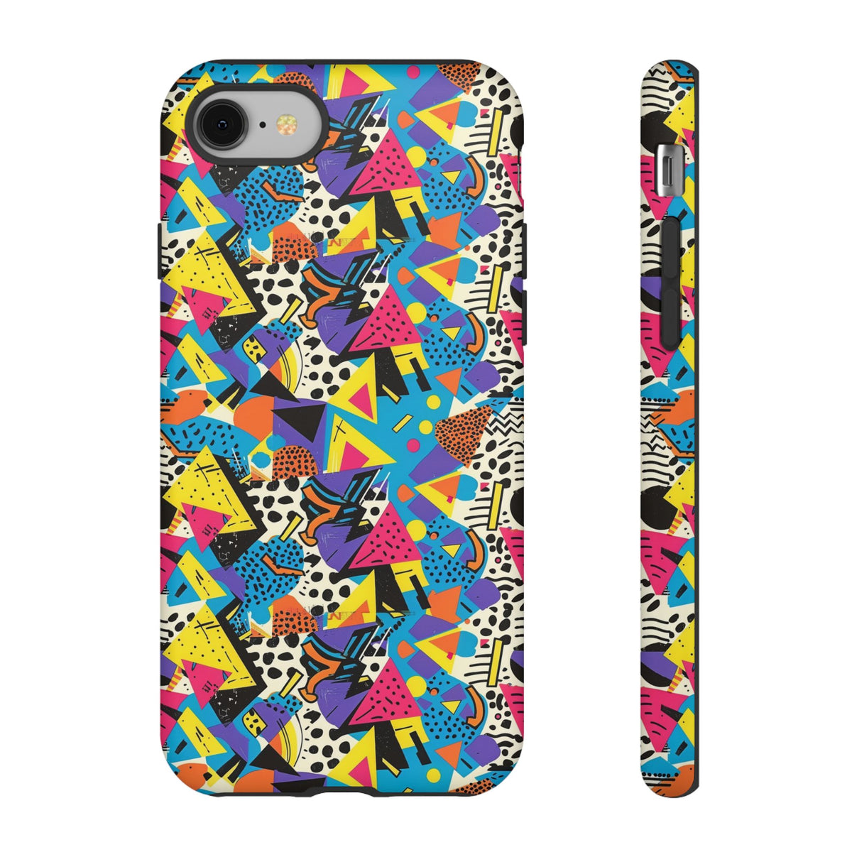 90s Themed Seamless Pattern Phone Case – Embrace Retro Style and Protection 231