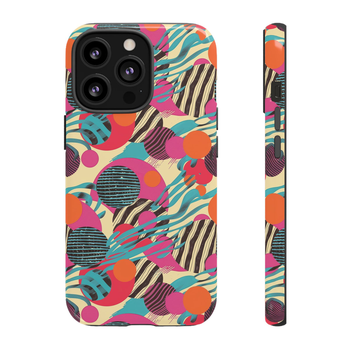 Retro 80s Seamless Phone Case – Vintage Style Meets Modern Protection 167