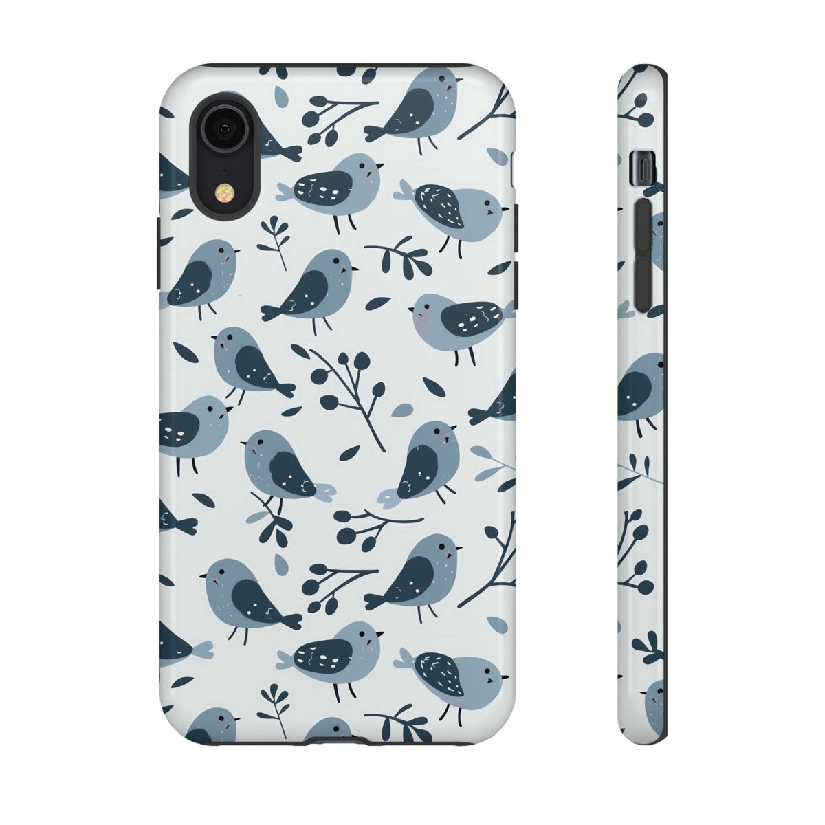 Birds Seamless Pattern Phone Case – Elegant and Timeless Avian Design 10