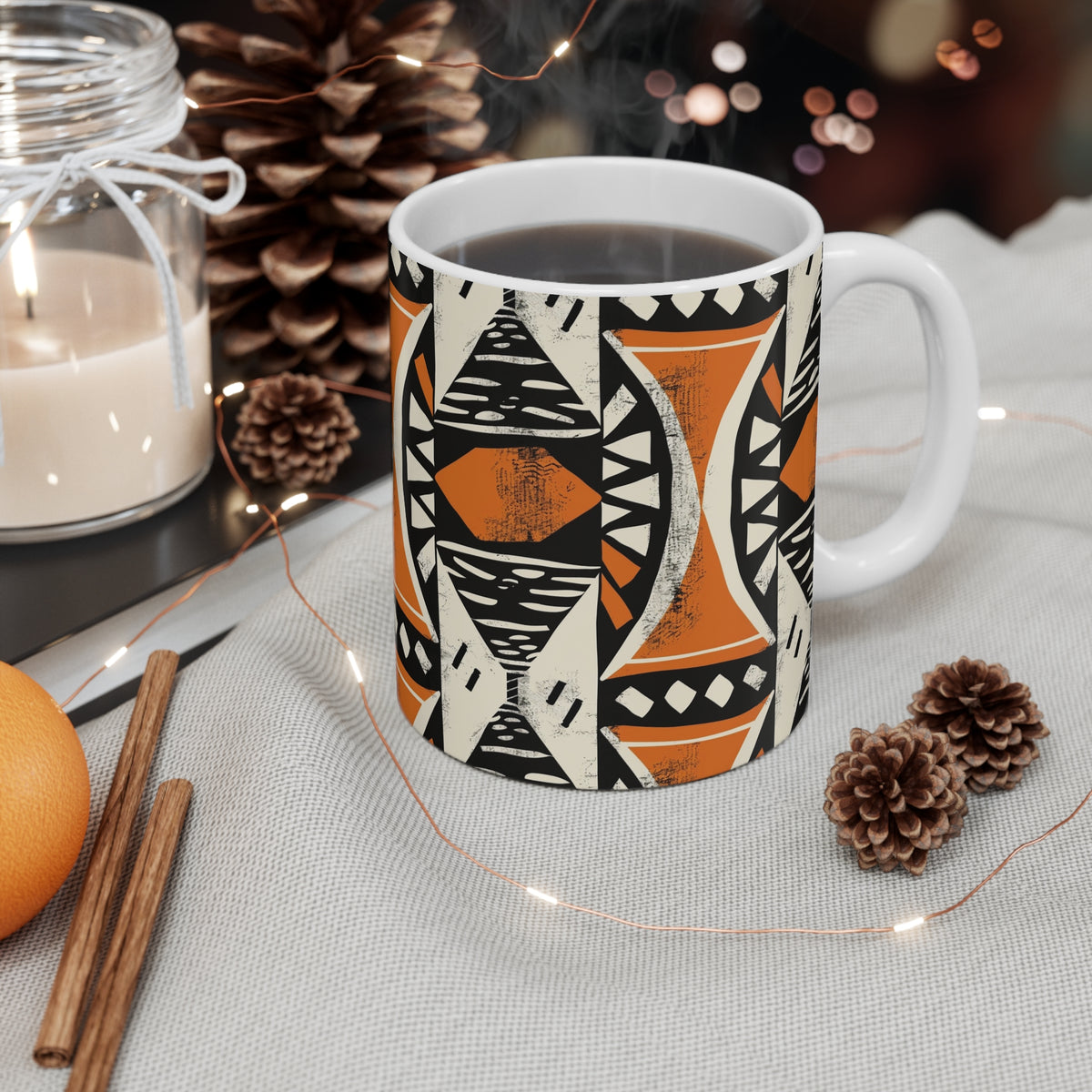 All-Over African Pattern Coffee Mug 703