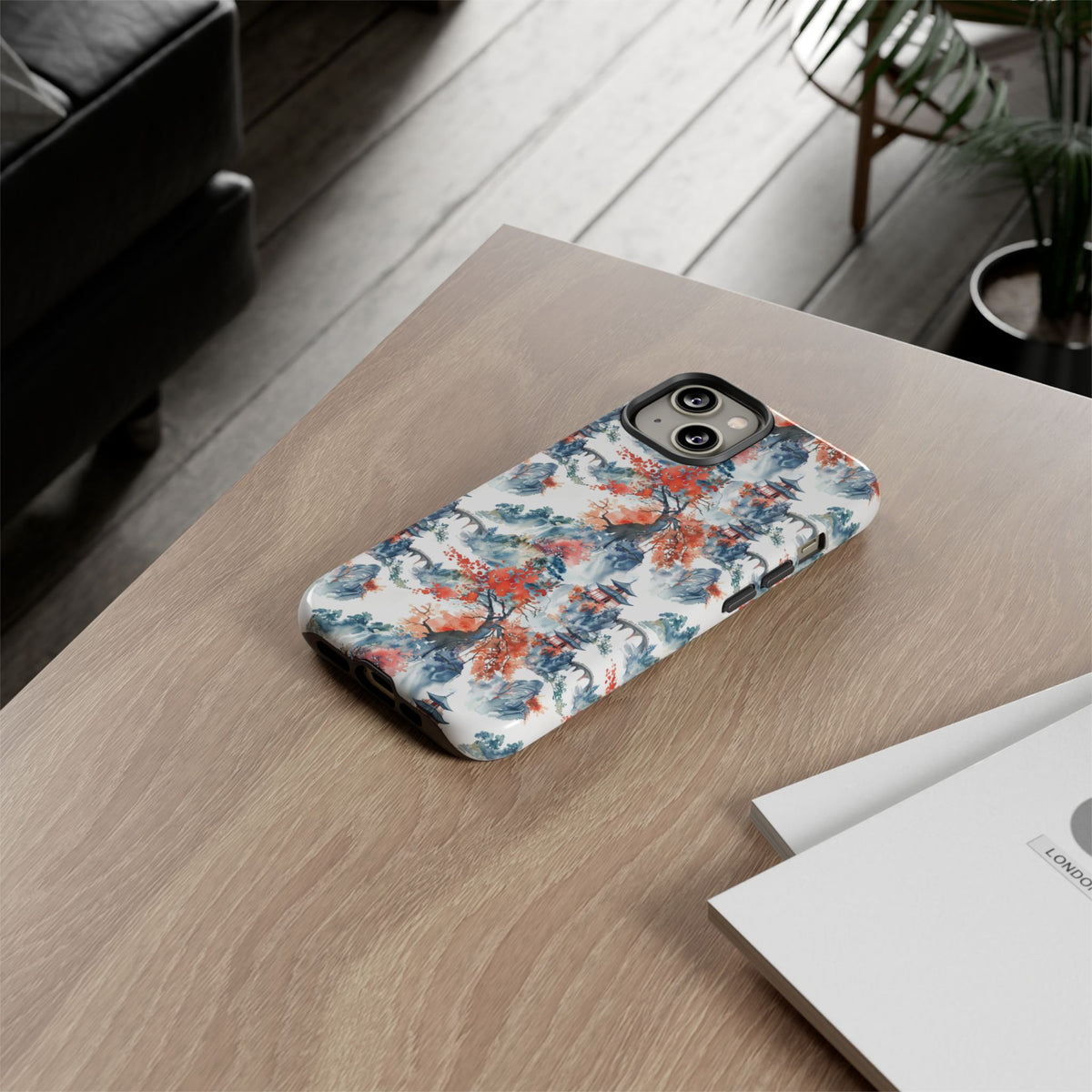 Japanese Pattern Phone Case – Elegant & Timeless Design for Your Phone 043