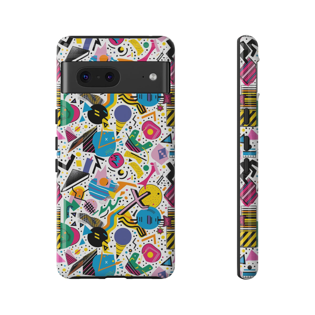 90s Themed Seamless Pattern Phone Case – Embrace Retro Style and Protection 225