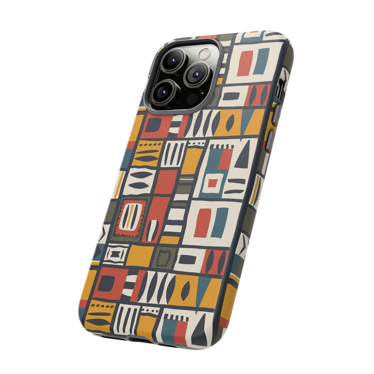 Stylish African Pattern Phone Case – Unique and Vibrant Protection 013