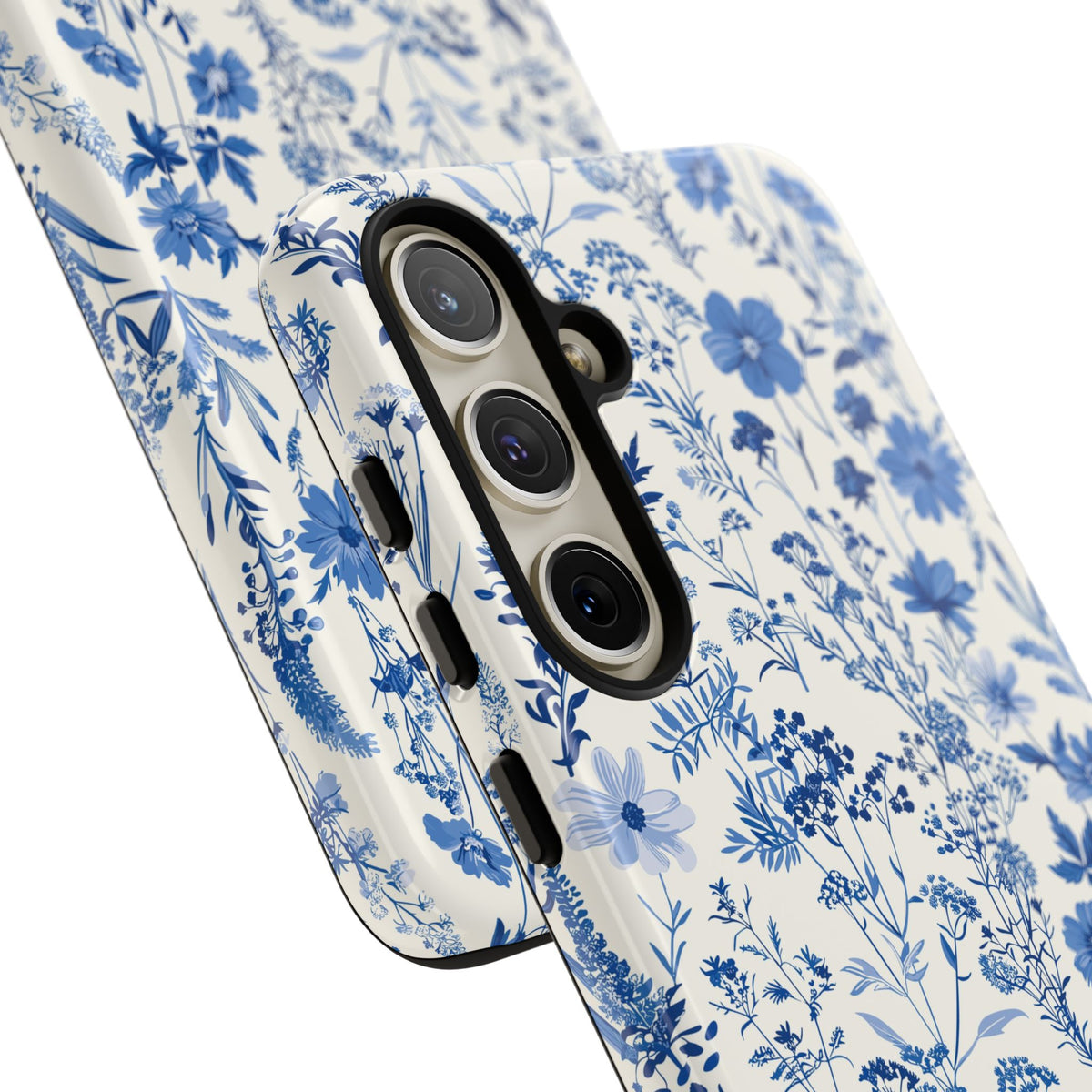 Blue French Toile Phone Case – Timeless Elegance and Classic Style