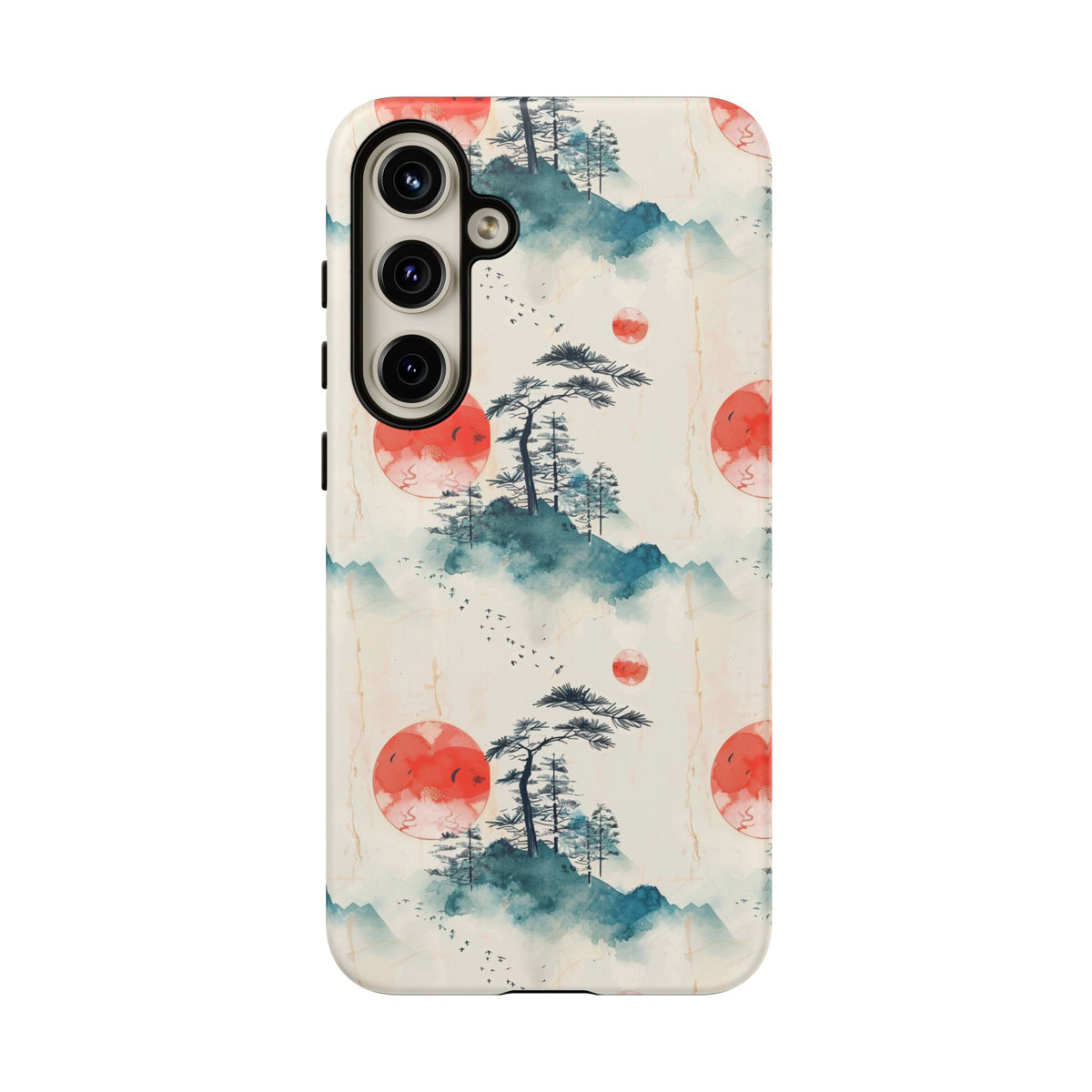 Japanese Pattern Phone Case – Elegant & Timeless Design for Your Phone 055