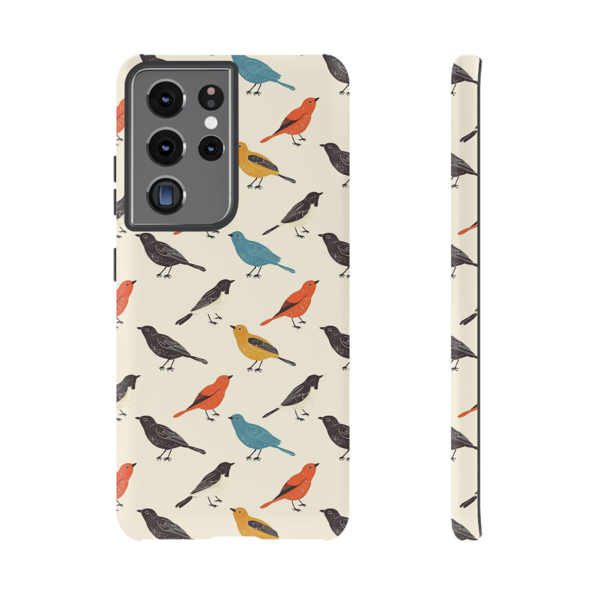 Birds Seamless Pattern Phone Case – Elegant and Timeless Avian Design 5