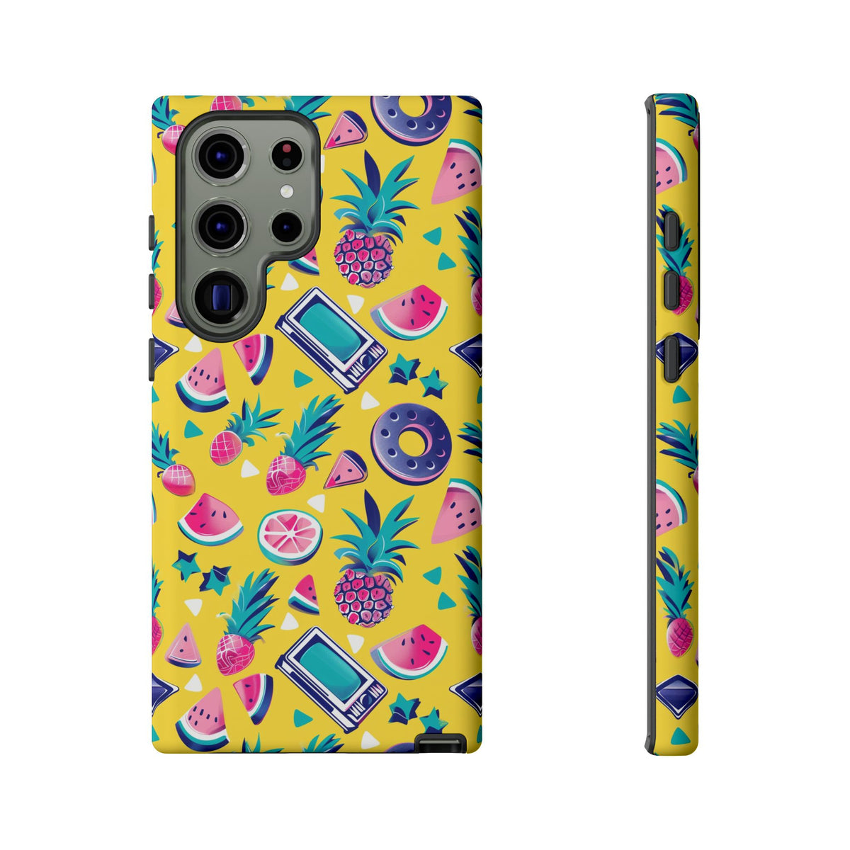 90s Themed Seamless Pattern Phone Case – Embrace Retro Style and Protection 255