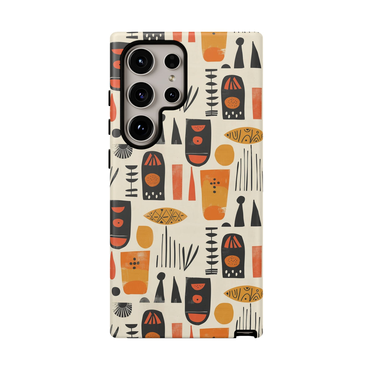 Stylish African Pattern Phone Case – Unique and Vibrant Protection 208