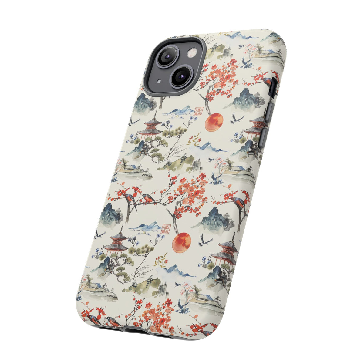 Japanese Pattern Phone Case – Elegant & Timeless Design for Your Phone 120