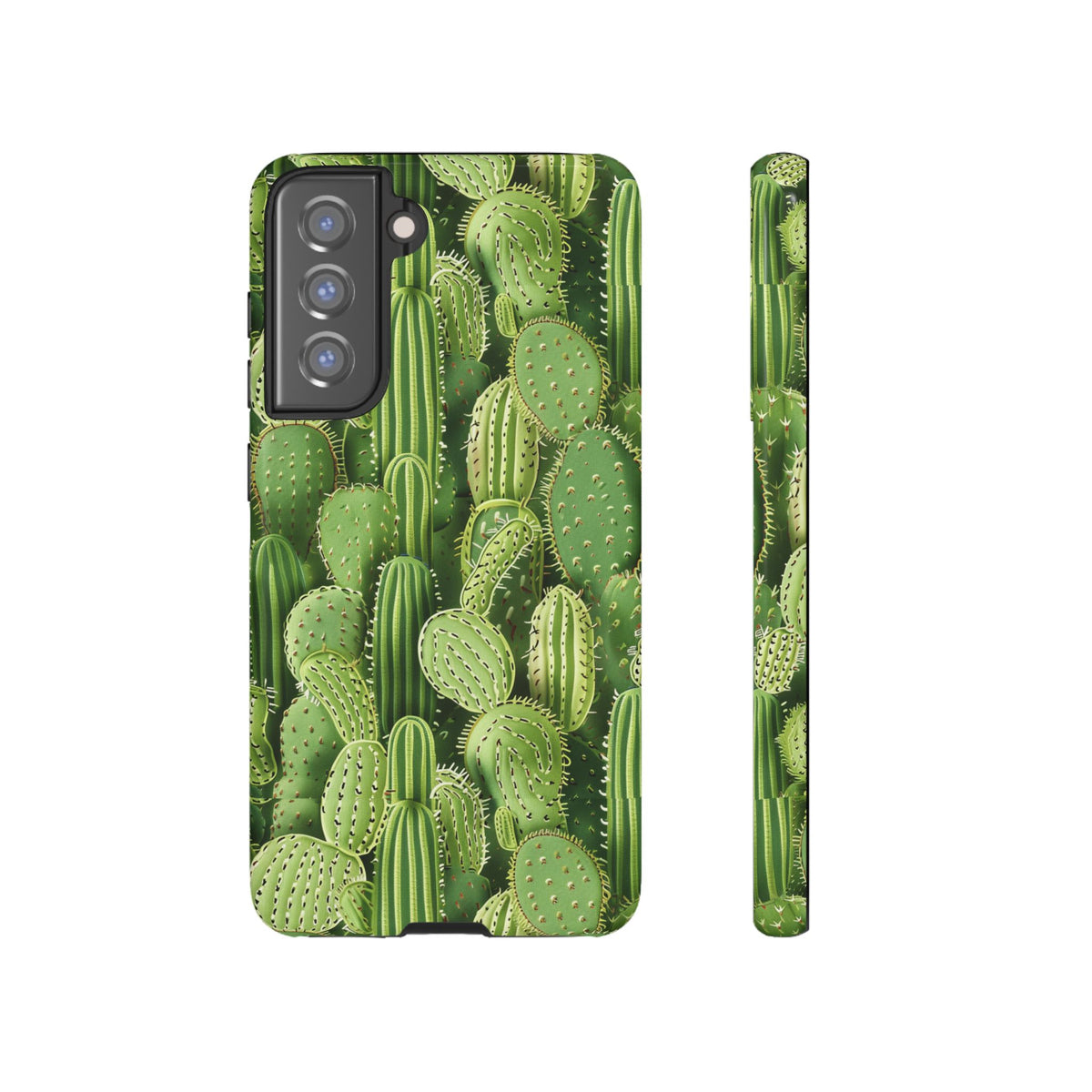 Cactus Embroidery Phone Case – Elegant and Unique Handcrafted Cactus Design