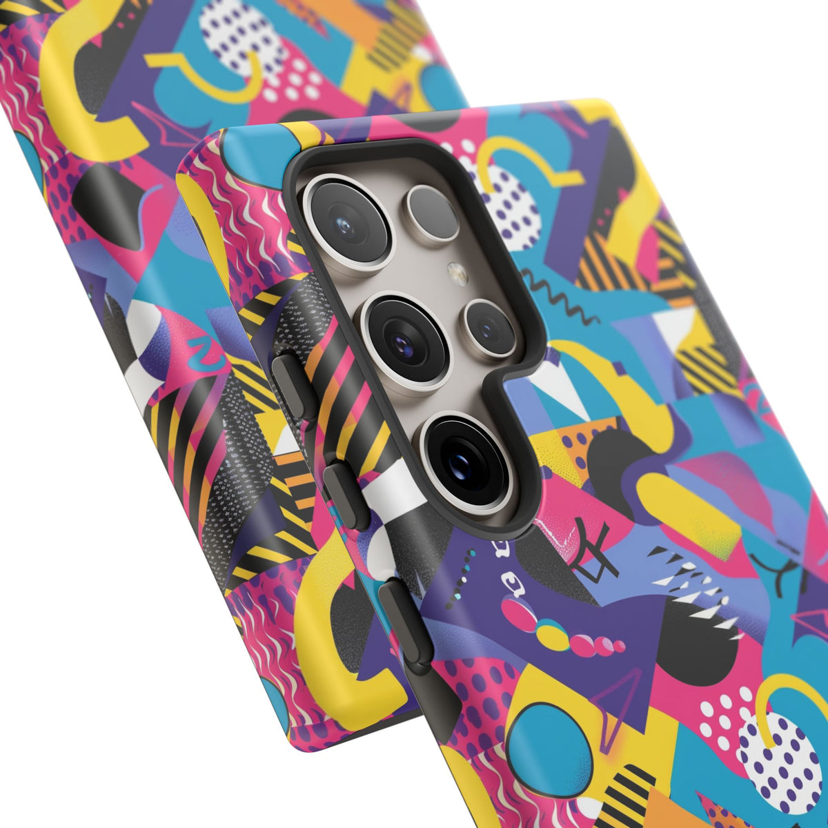 90s Themed Seamless Pattern Phone Case – Embrace Retro Style and Protection 303