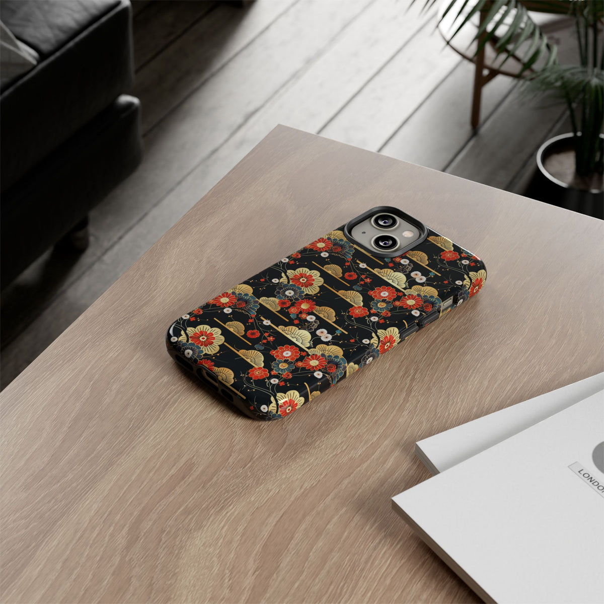 Japanese Pattern Phone Case – Elegant & Timeless Design for Your Phone 063