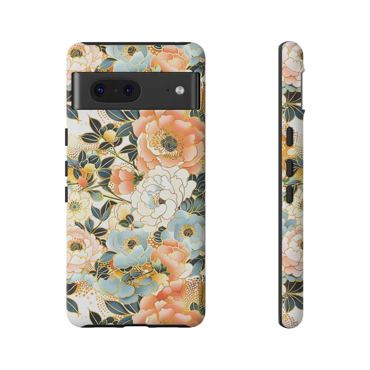 Japanese Blossom Asian Floral Design Phone Case – Elegant Floral Phone Cover 5