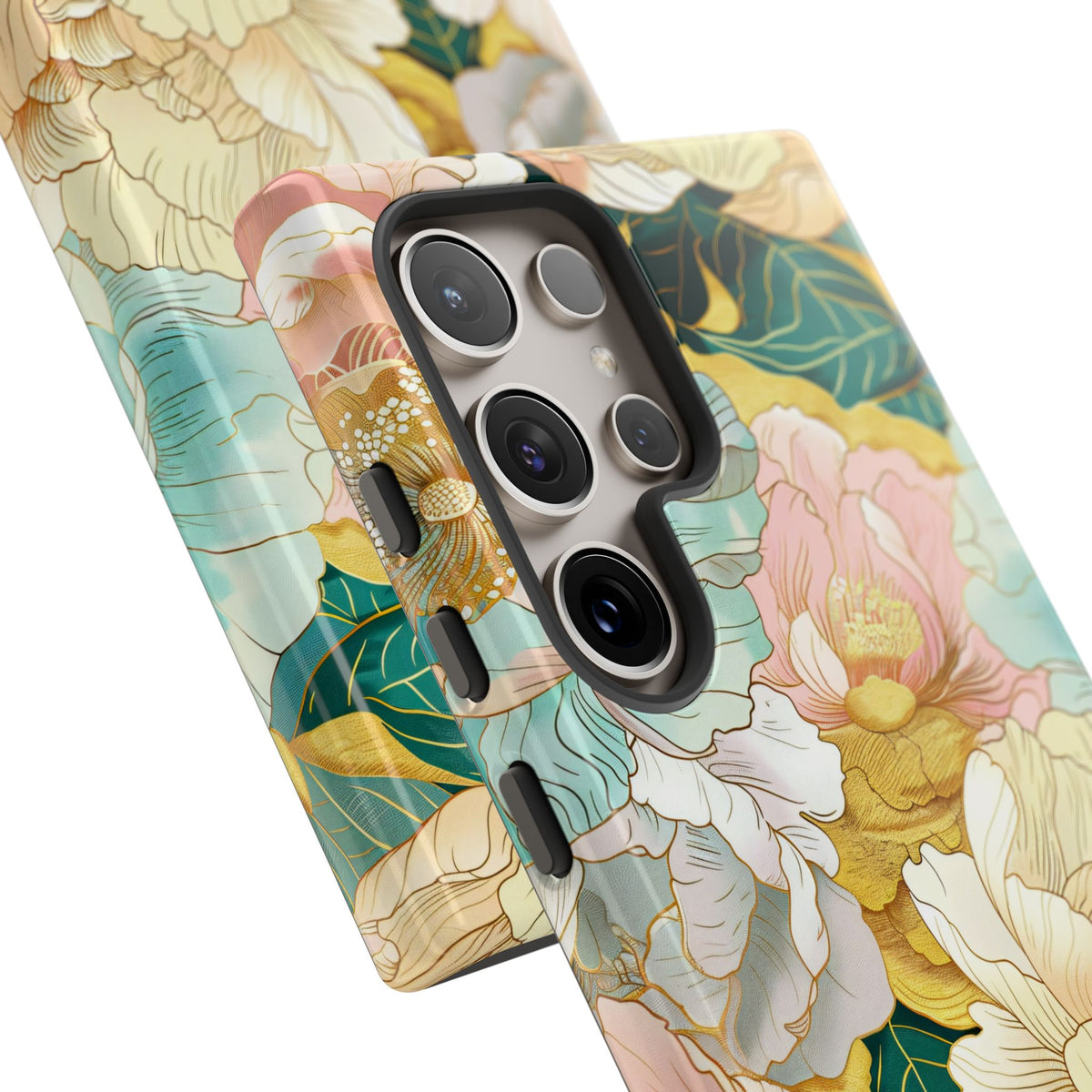 Japanese Blossom Asian Floral Design Phone Case – Elegant Floral Phone Cover