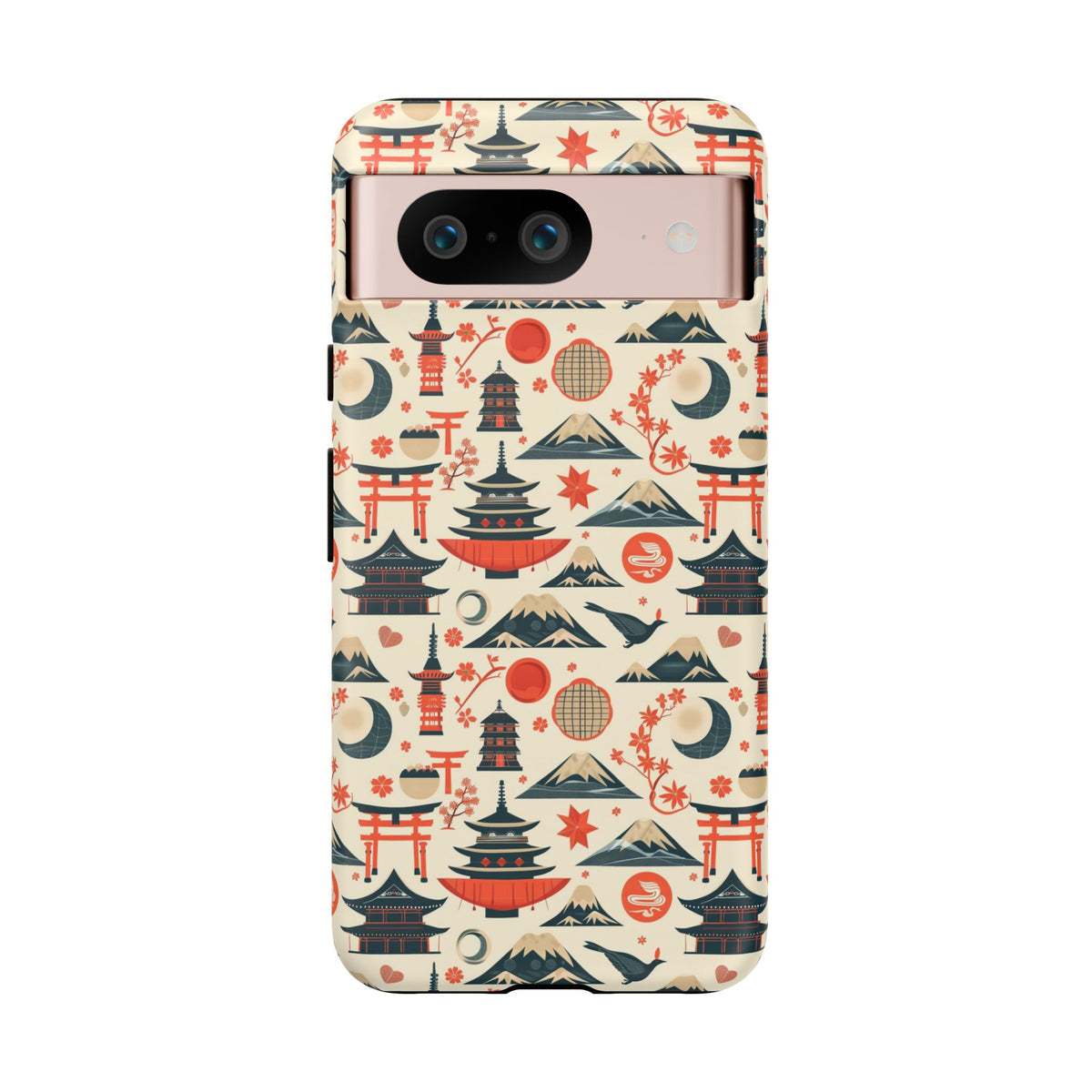 Japanese Pattern Phone Case – Elegant & Timeless Design for Your Phone 140