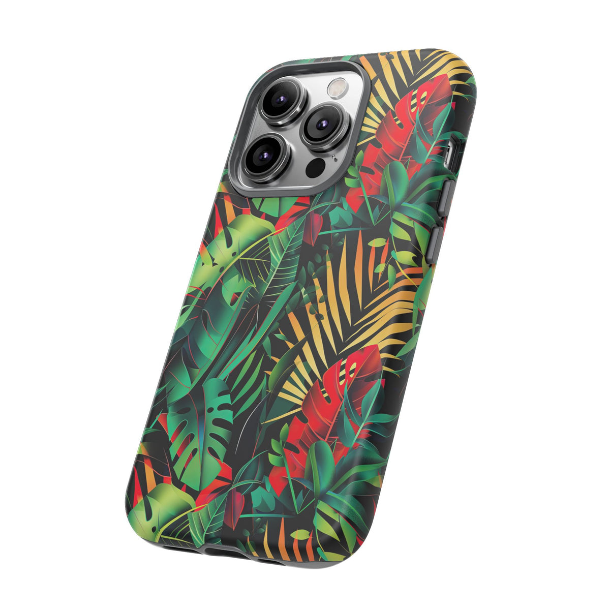 Jungle Collage Phone Case – Vibrant & Durable Nature-Inspired Protection