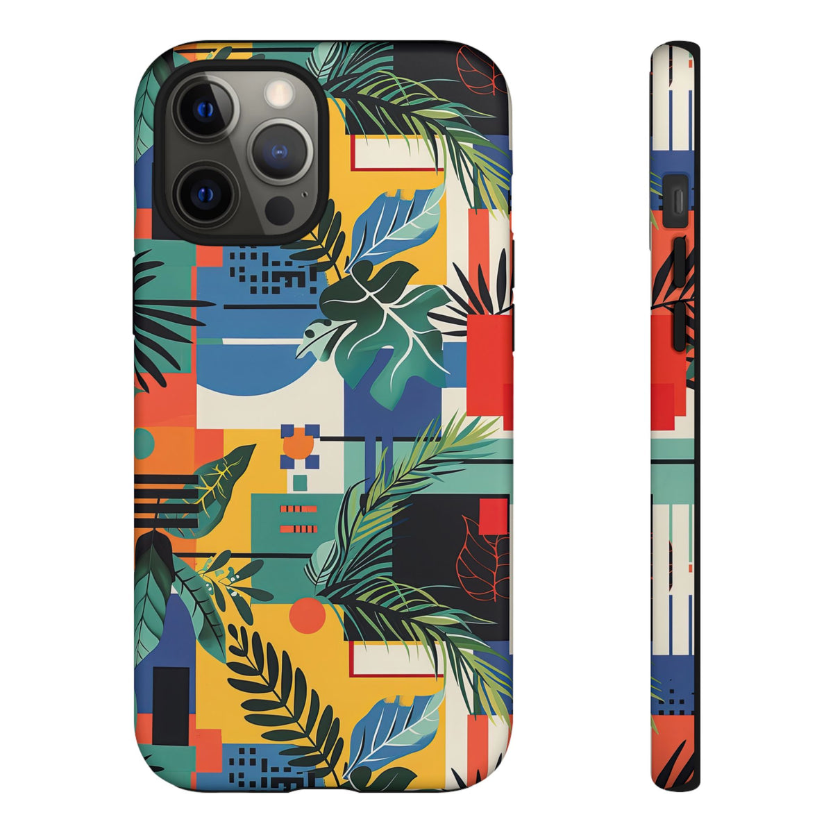 Jungle Collage Phone Case – Vibrant & Durable Nature-Inspired Protection