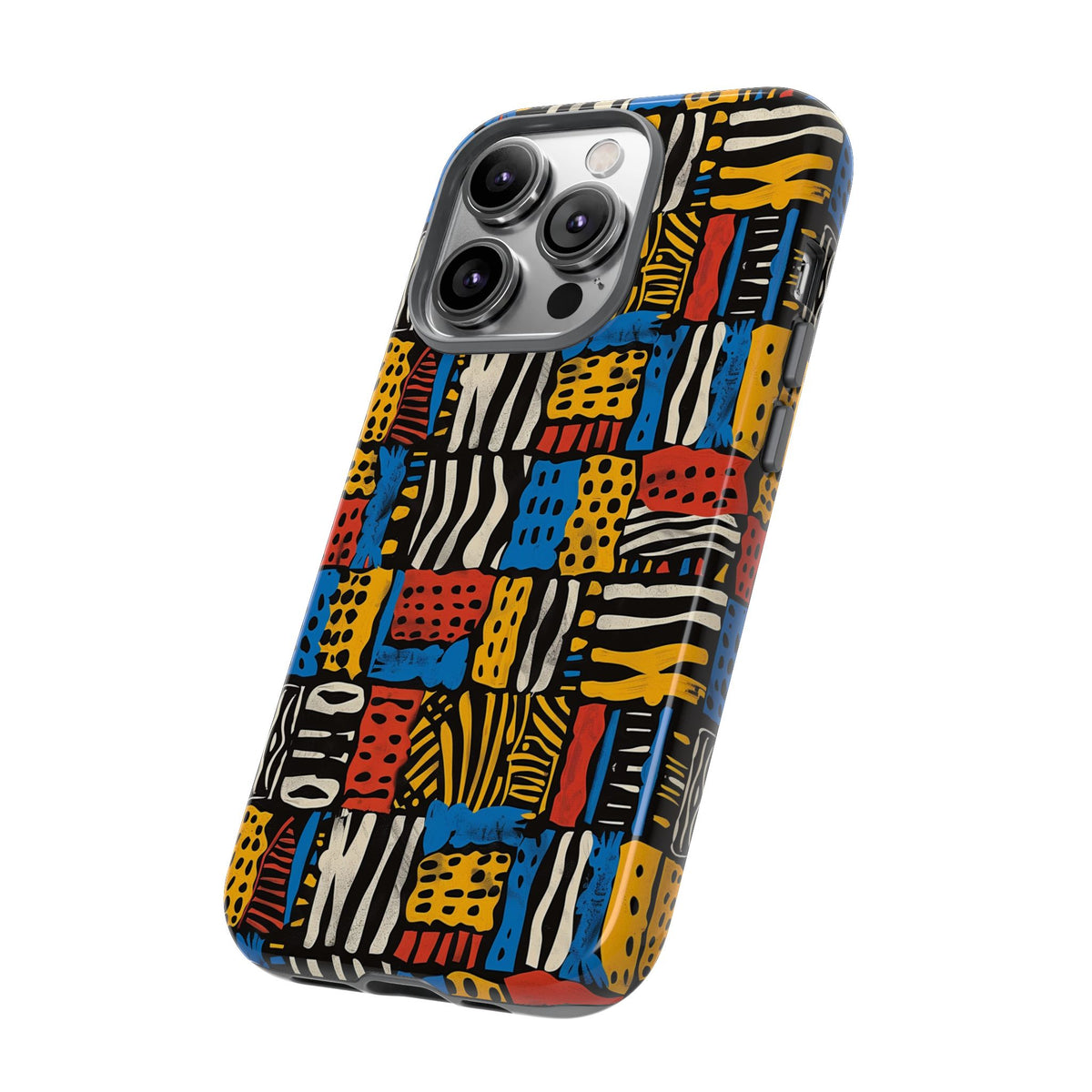 Stylish African Pattern Phone Case – Unique and Vibrant Protection 179