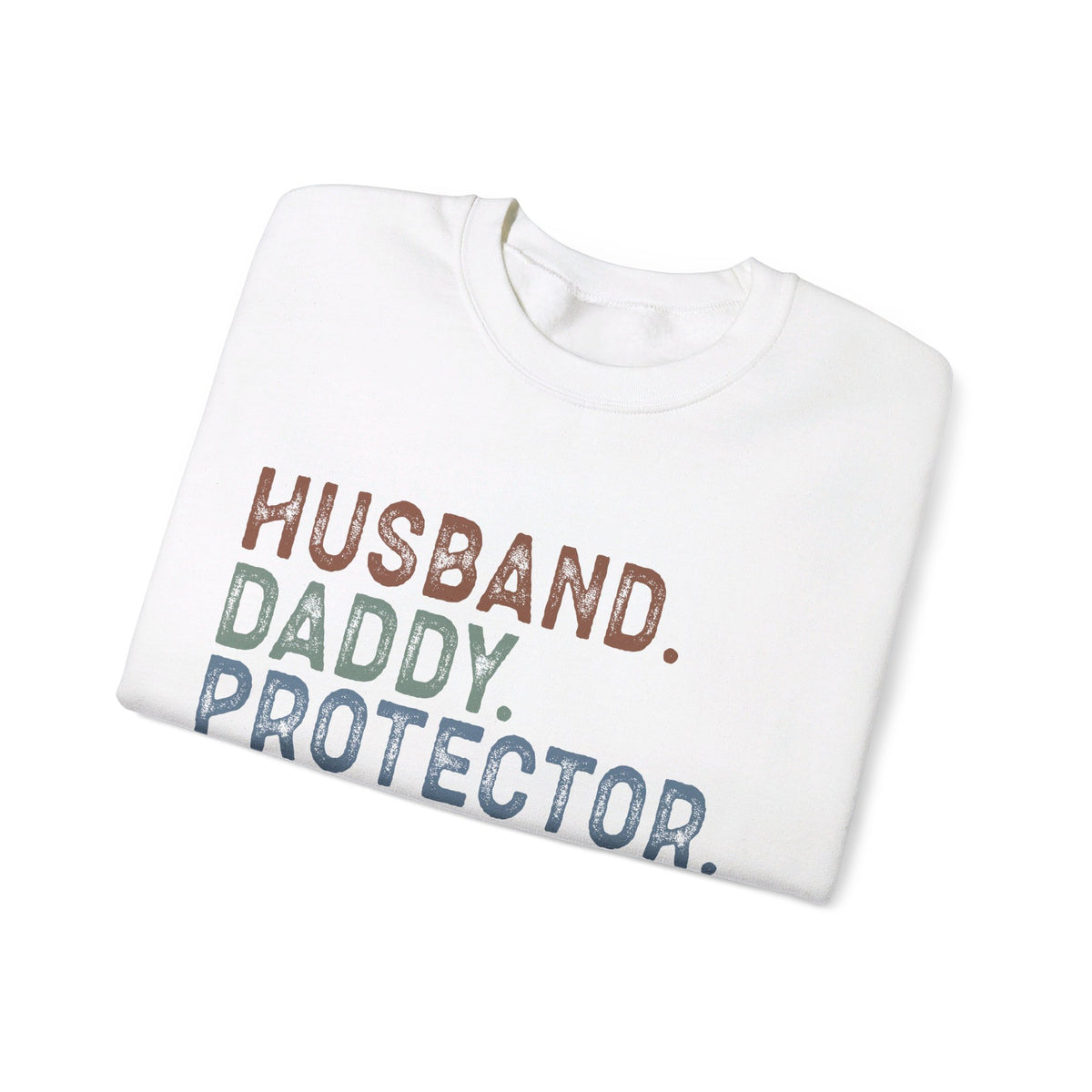 Husband Daddy Protector Unisex Crewneck Sweatshirt