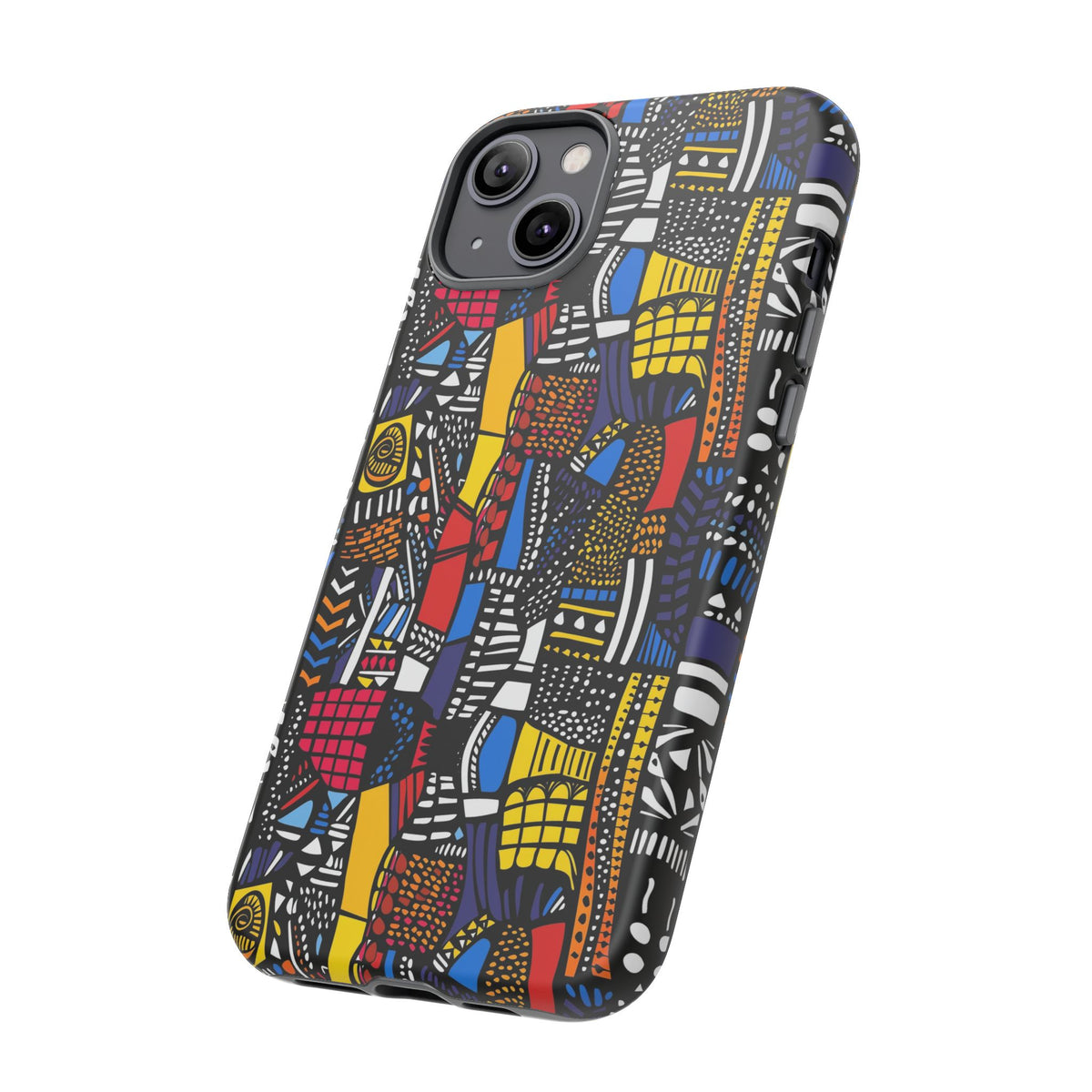 Stylish African Pattern Phone Case – Unique and Vibrant Protection 201