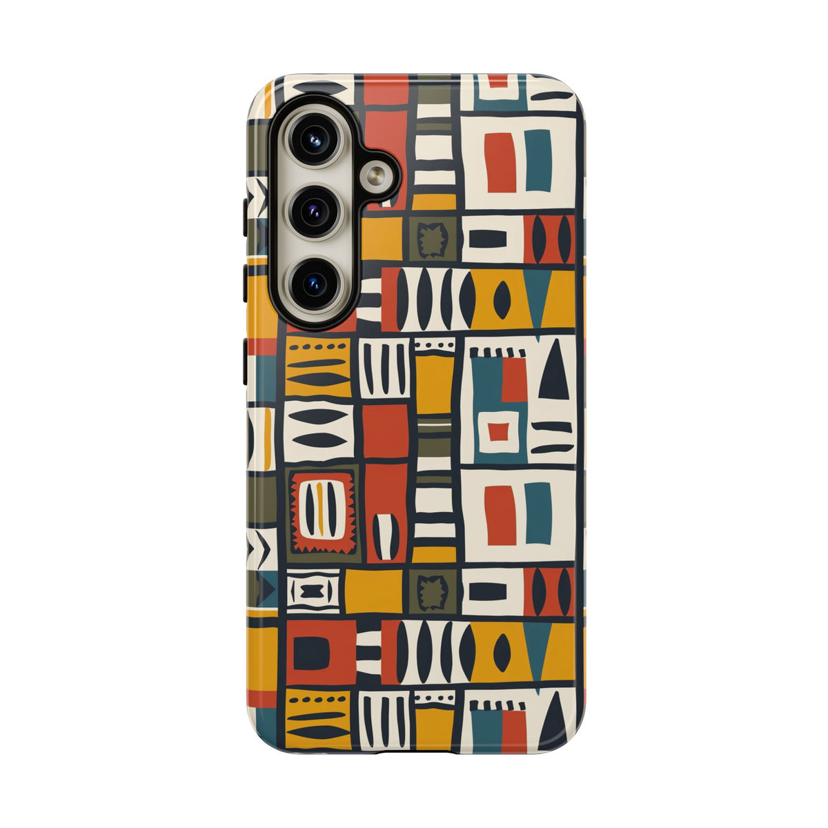 Stylish African Pattern Phone Case – Unique and Vibrant Protection 013