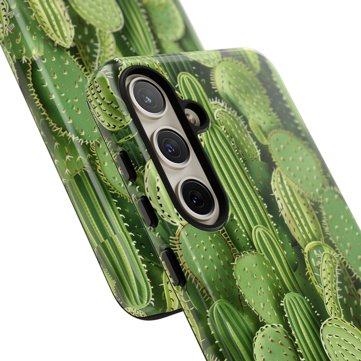 Cactus Embroidery Phone Case – Elegant and Unique Handcrafted Cactus Design