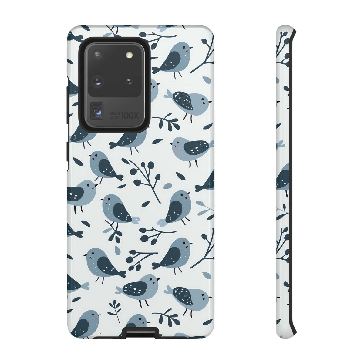 Birds Seamless Pattern Phone Case – Elegant and Timeless Avian Design 10