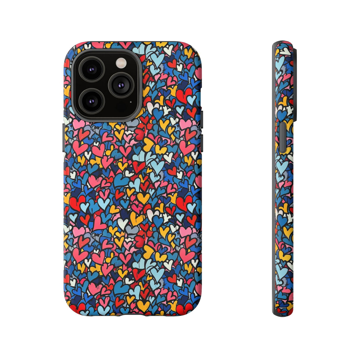 Heart Pattern Phone Case – Stylish & Loving Design for Your Device 820