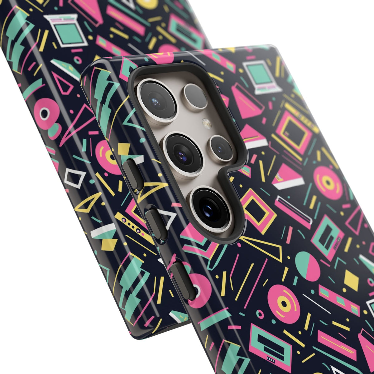 90s Themed Seamless Pattern Phone Case – Embrace Retro Style and Protection 252