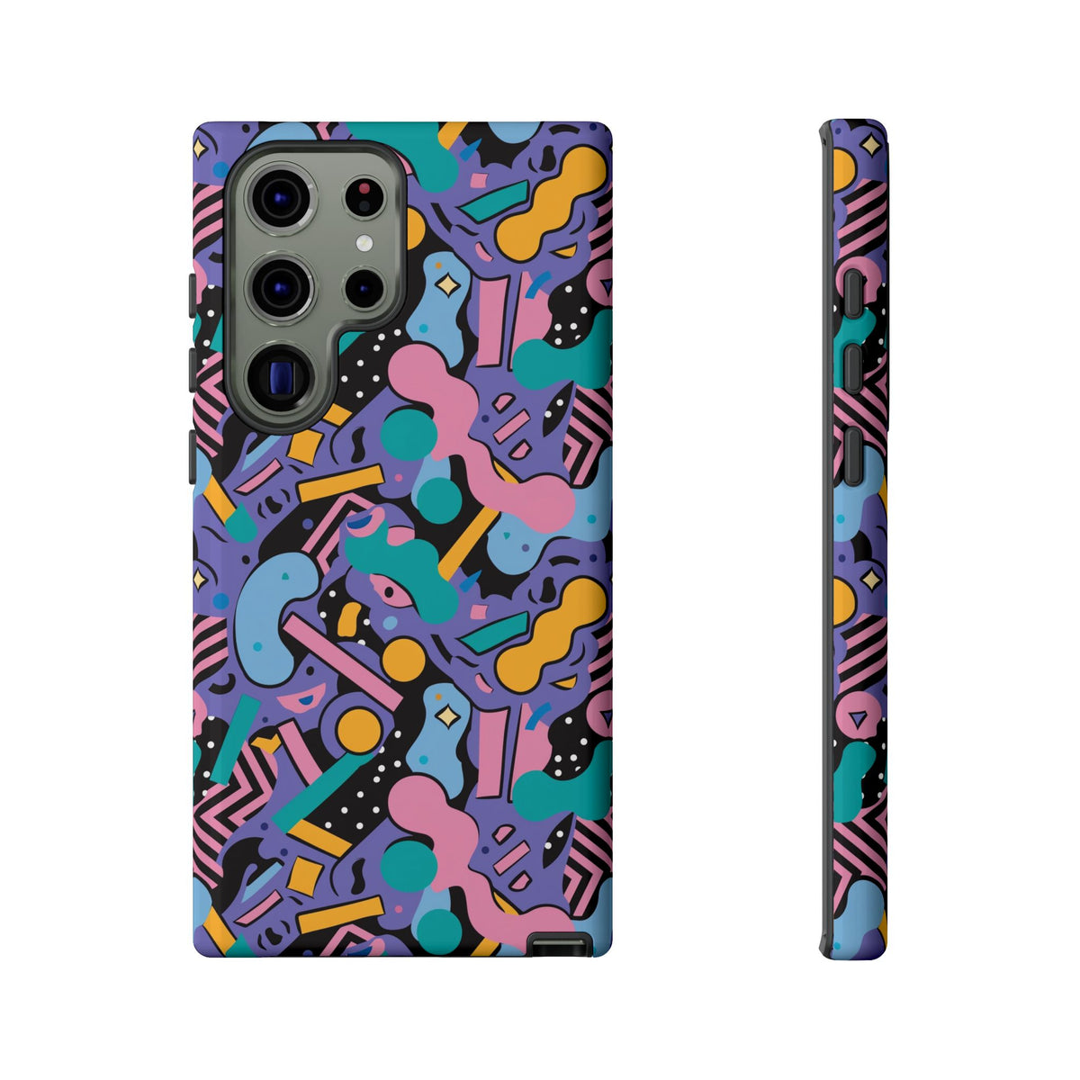 90s Themed Seamless Pattern Phone Case – Embrace Retro Style and Protection 234