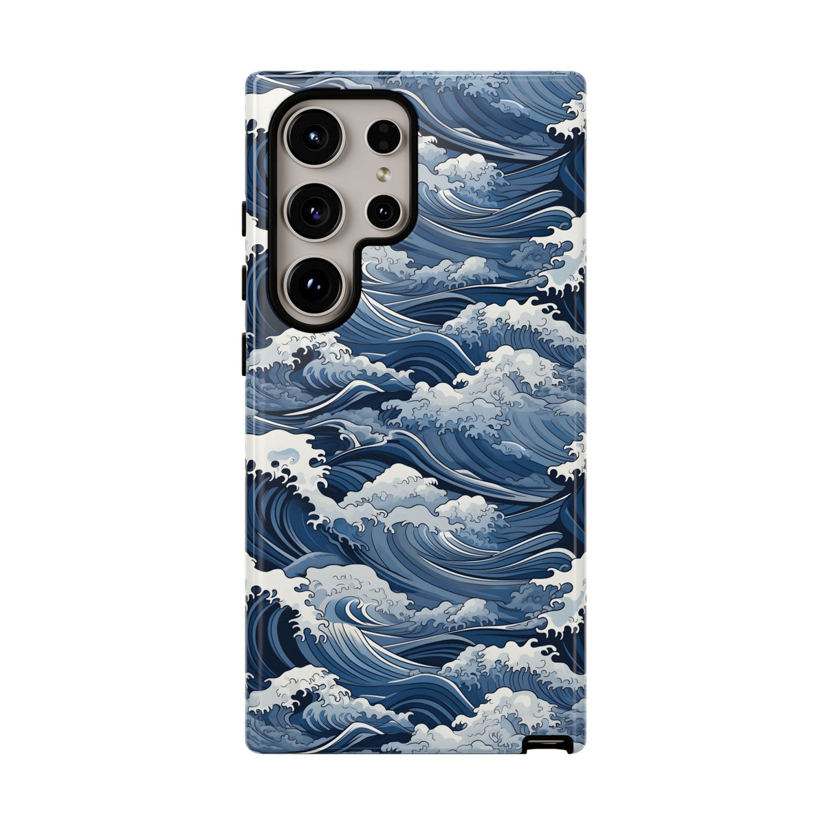 Japanese Waves Phone Case – Embrace Timeless Elegance with Classic Design