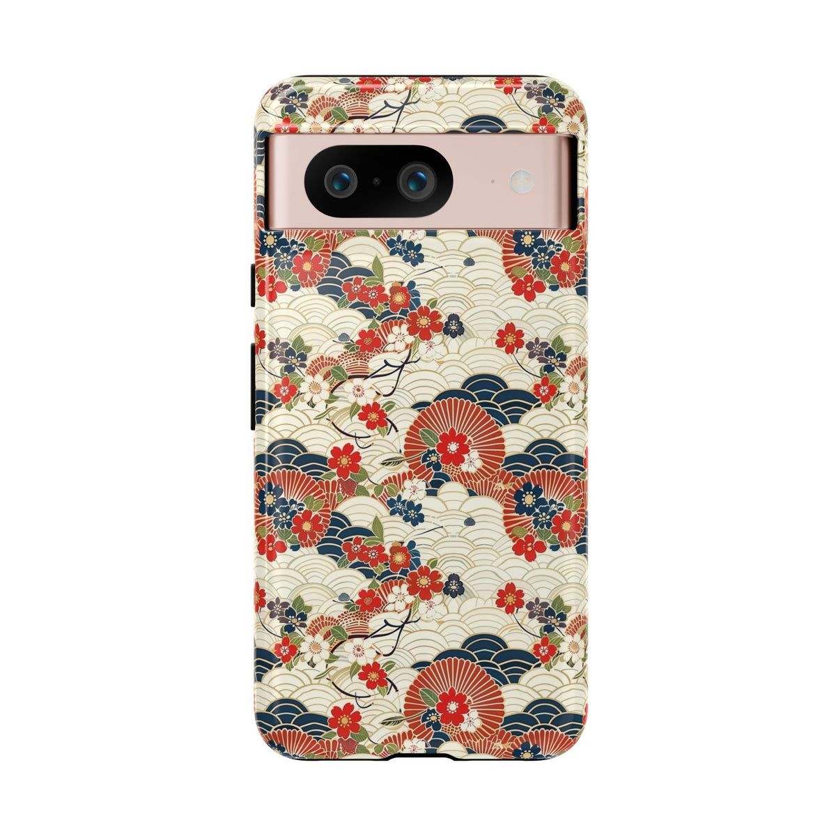 Japanese Pattern Phone Case – Elegant & Timeless Design for Your Phone 124