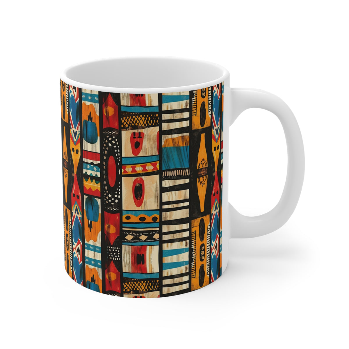 All-Over African Pattern Coffee Mug 526