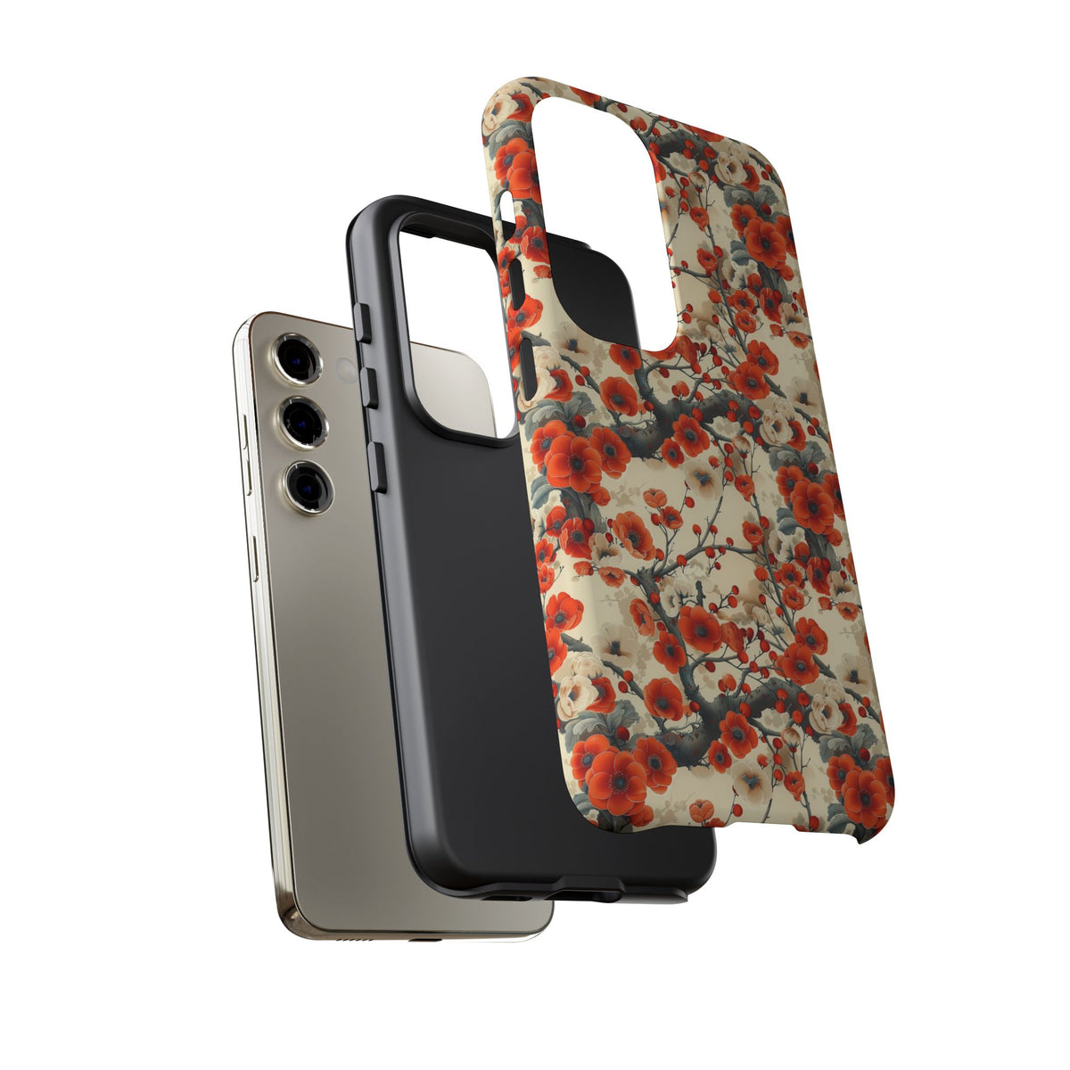 Japanese Pattern Phone Case – Elegant & Timeless Design for Your Phone 084