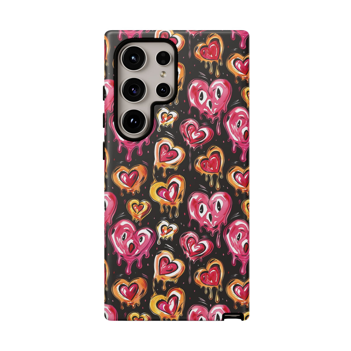 Heart Pattern Phone Case – Stylish & Loving Design for Your Device 361