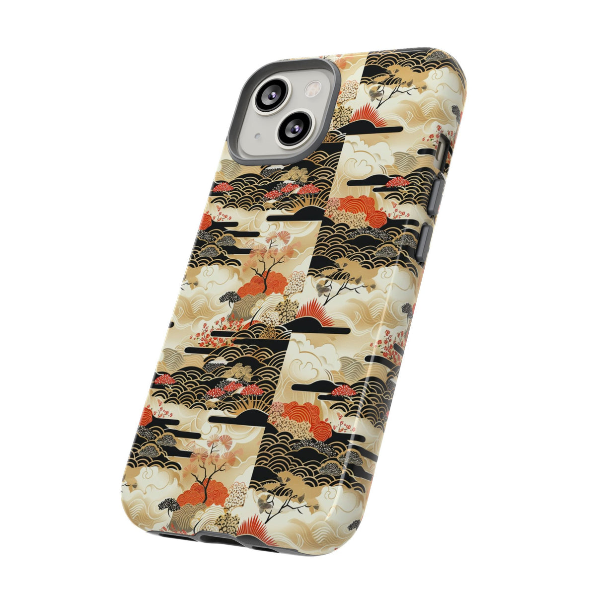 Japanese Pattern Phone Case – Elegant & Timeless Design for Your Phone 123