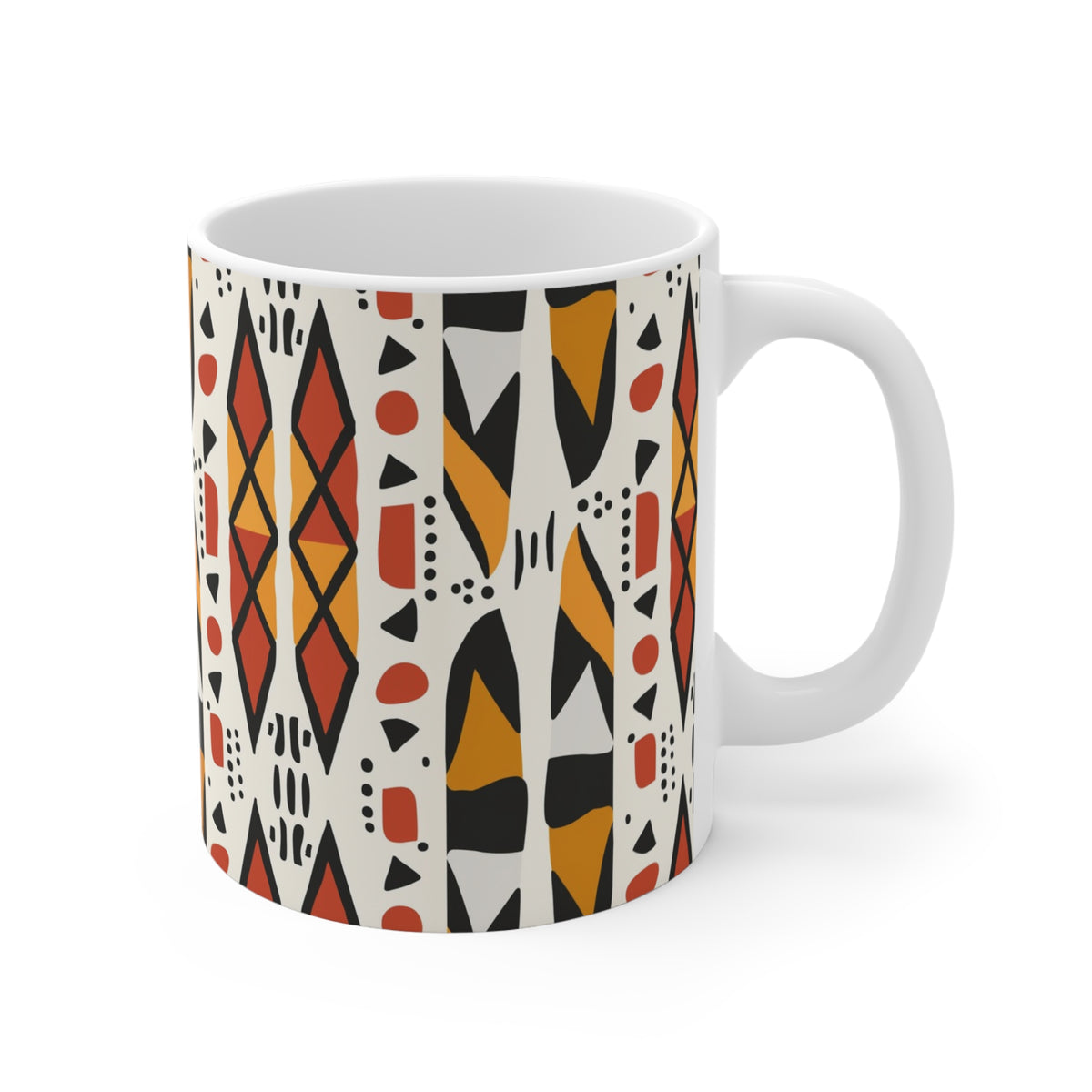 All-Over African Pattern Coffee Mug 611